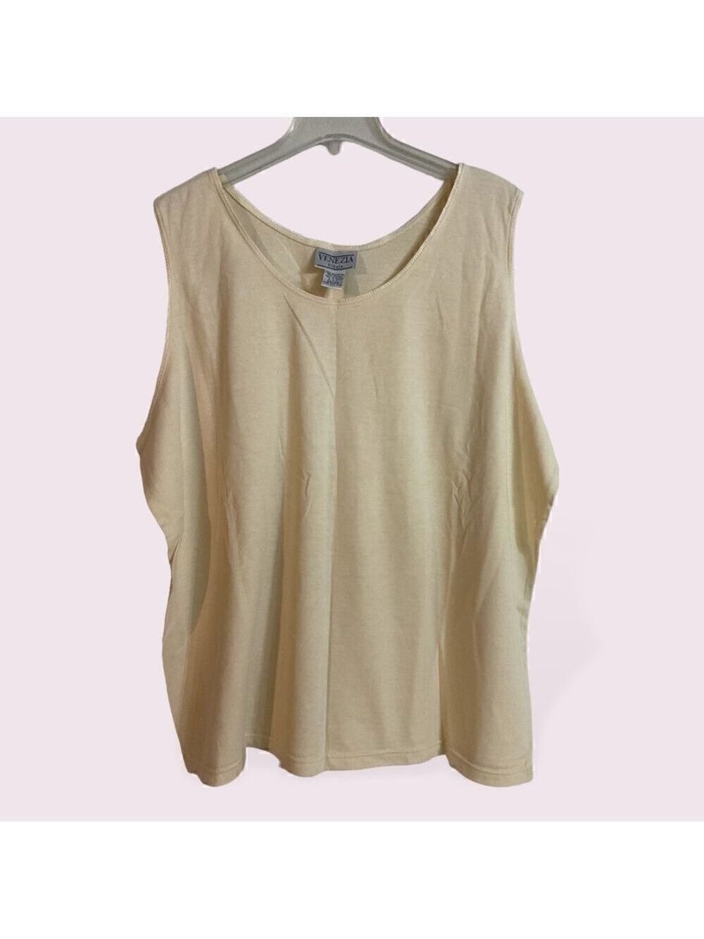Venezia Vitale Womens Plus Size Tank Top